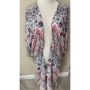 Loft Womens Beach Swim Open Draped Cover Up New Size M/L new with tags